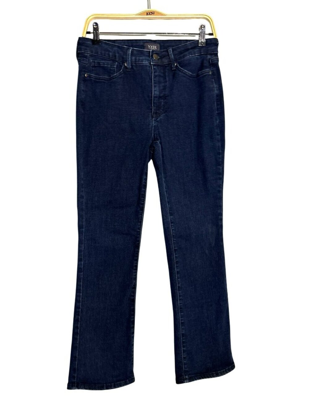 NYDJ Billie Mini Bootcut Jeans Lift Tuck Technology Dark Wash Size 6P